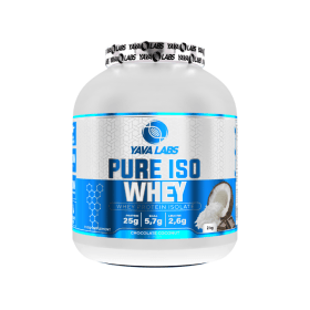 Proteina din zer,Yava Labs, Elite Whey Protein, 2000 grame, gust ciocolata si cocos